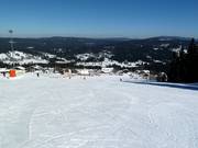 Leichte Abfahrt am Kirchenlift
