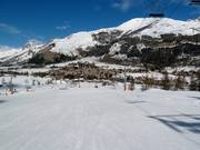 Leichte Piste im Talbereich