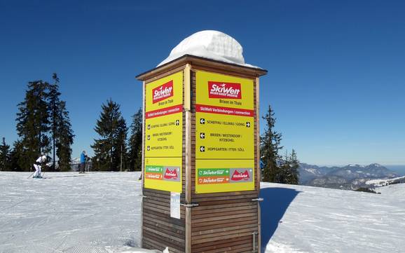 Wilder Kaiser: Orientierung in Skigebieten – Orientierung SkiWelt Wilder Kaiser-Brixental