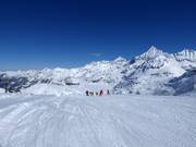 Mittelschwere Piste vom Medelzkopf