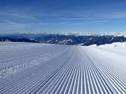 Sehr gute Pistenpräparierung