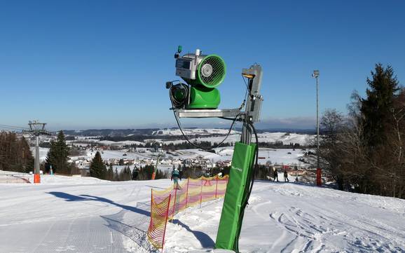 Schneesicherheit Ostallgäu – Schneesicherheit Nesselwang – Alpspitze (Alpspitzbahn)