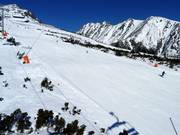 Die Pisten in Štrbské Pleso werden jeden Abend präpariert