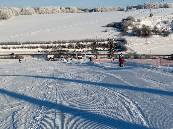 Breite und leichte Piste im Salzwinkel