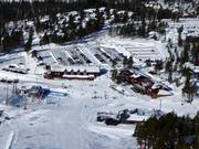 Blick zur Talstation Tandådalen