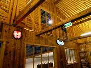 Bo-Bar mit Blick auf die Pisten