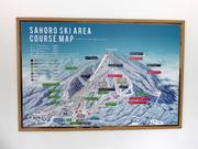 Pistenplan vom Skigebiet Sahoro