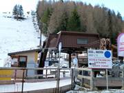 Dosso della Madonna - 2er Sesselbahn fix geklemmt