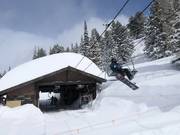 Porcupine Triple - 3er Sesselbahn fix geklemmt