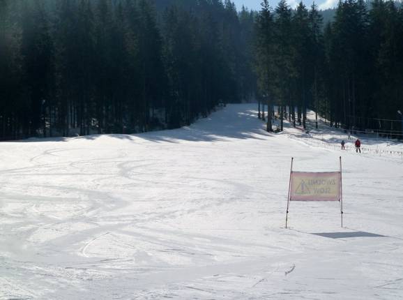Die obere Piste von Bialy Potok