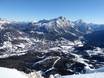 Italien: Größe der Skigebiete – Größe Cortina d'Ampezzo