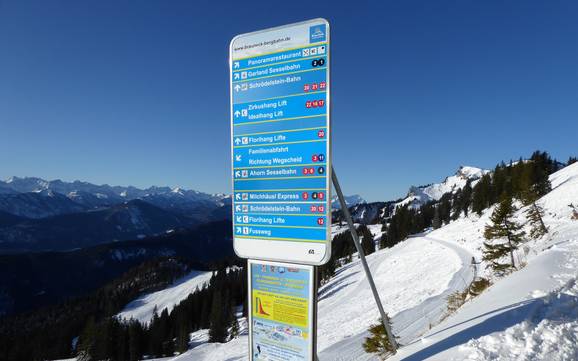 Tölzer Land: Orientierung in Skigebieten – Orientierung Brauneck – Lenggries/Wegscheid