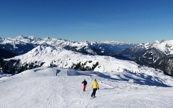 Skifahren am Arlberg