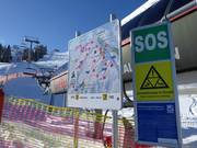 Kleine Infotafeln zur Orientierung