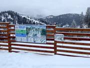 Pistenplan und Ausschilderung im Skigebiet Snow King Mountain