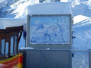 Pistenplan an der Gargellner Alpe