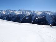Mittelschwere Piste am Fleschenlift