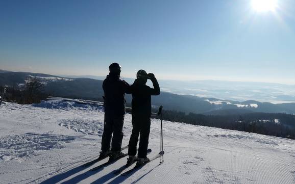 Karlsbader Region (Karlovarský kraj): Umweltfreundlichkeit der Skigebiete – Umweltfreundlichkeit Pleßberg (Plešivec) – Abertamy