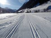 Start der Ischgl-Loipe direkt am Ort