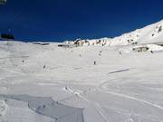 Leichte Piste am Parsenn Rapid