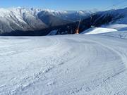 Präparierte Piste am Venet