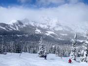 Blick über das Skigebiet Brighton