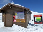 Pistenplan im Skigebiet Whakapapa
