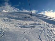 Tiefschneegelände am Jatz Quattro