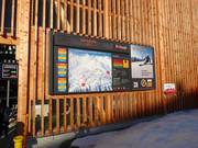 Informationstafel an der Talstation Bellwald