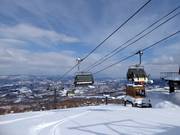 Isola No. 1 Quad - 4er Hochgeschwindigkeits-Sesselbahn (kuppelbar) mit Abdeckhauben