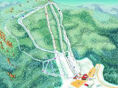 Pistenplan Eck-Riedelstein – Arrach