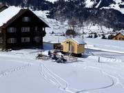 Kiosk an der Talabfahrt Schwendi-Wildhaus