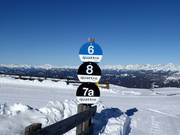 Pistenleittafel 