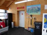 Gepflegte sanitäre Anlagen an der Bergstation