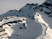 Schwere Abfahrt Grandes Combes in Avoriaz