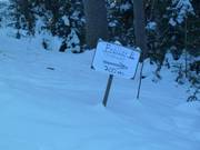 Einfache Ausschilderung