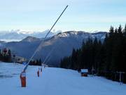 Lanzenbeschneiung in Jasná