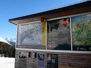 Informationstafel an der Mittelstation