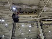 Kühlung und Schneeproduktion an der Hallendecke