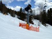 Schneekanone im Skigebiet von Kimberley