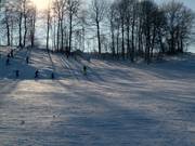 Abfahrt im oberen Teil