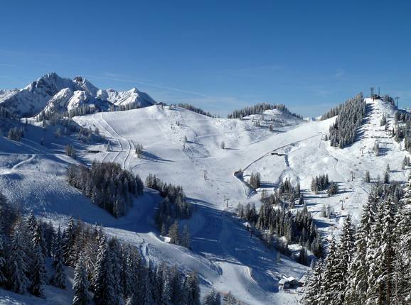 Blick auf den Hirschkogel in der Snow Space Salzburg