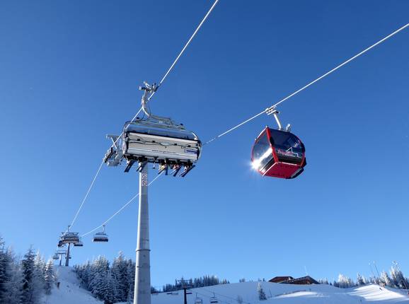 Hoher Turm - Kombibahn mit 6er Sessel und 8er Gondel mit Sitzheizung