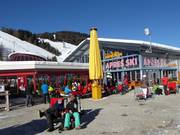 Sonnenterrasse an der Weltcuparena Zauchensee