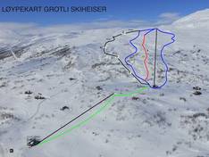 Pistenplan Grotli