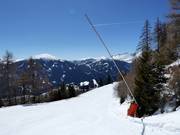 Beschneiungsanlage an der Talabfahrt nach St. Michael