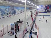 Blick über die Skihalle The Snow Centre