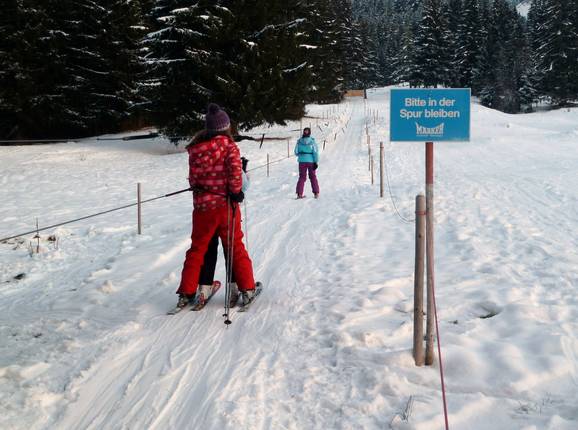 Skilift am Ramm - Seillift/Babylift mit niederer Seilführung