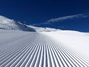 Sehr gute Pistenpräparierung