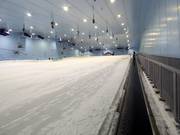 Blick auf die Piste vom Förderband aus